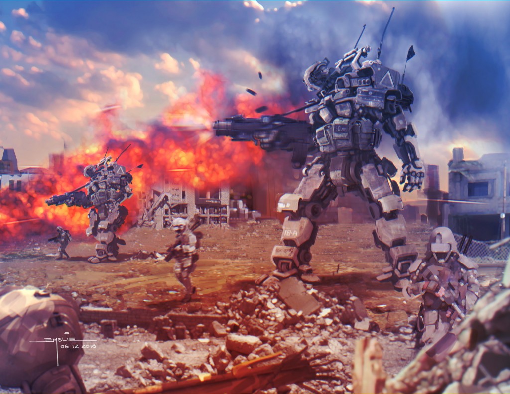 Concept art from Titanfall.