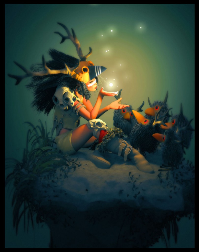 Watcher: an image created for 3D World magazine.