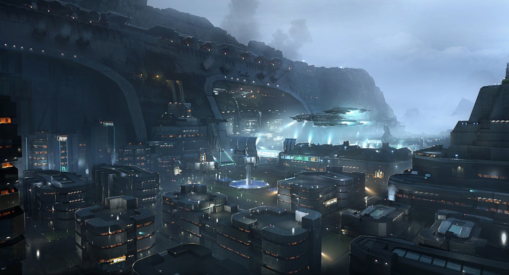 Sherman Base: Art for Cloud Imperium Games' upcoming Star Citizen.