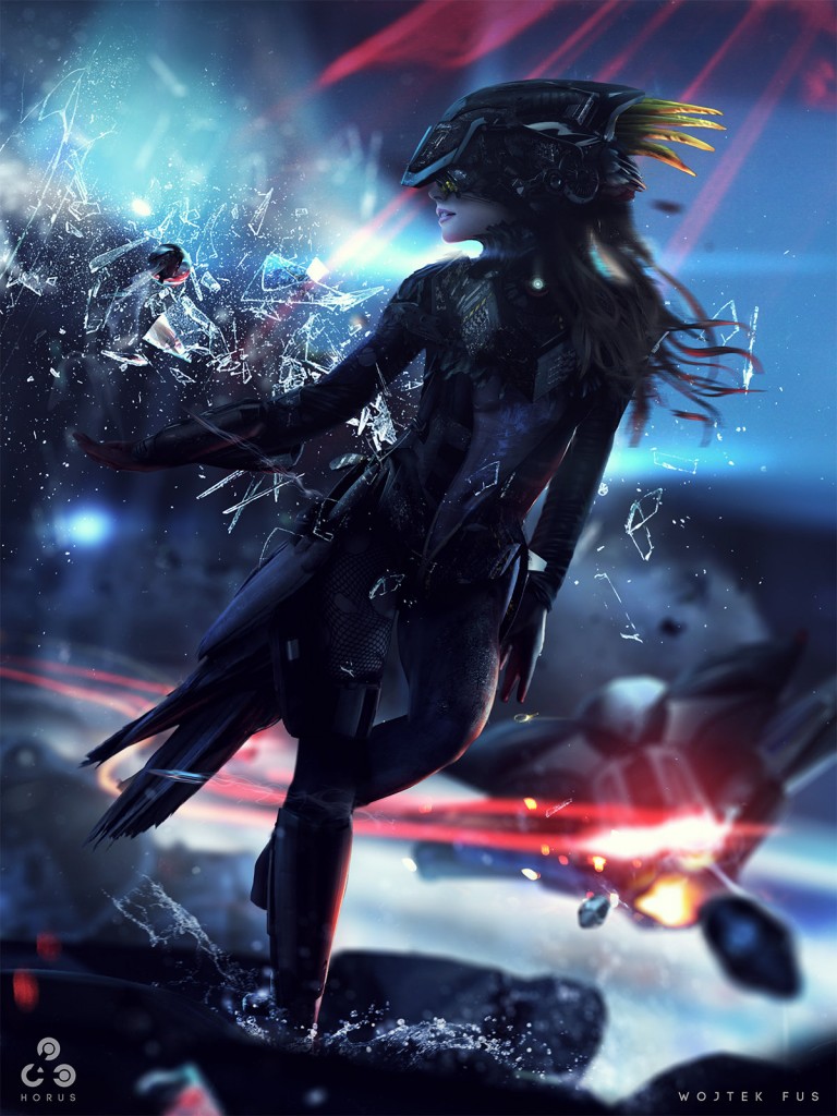 Horus: a personal art work for Wojtek's Horus project.