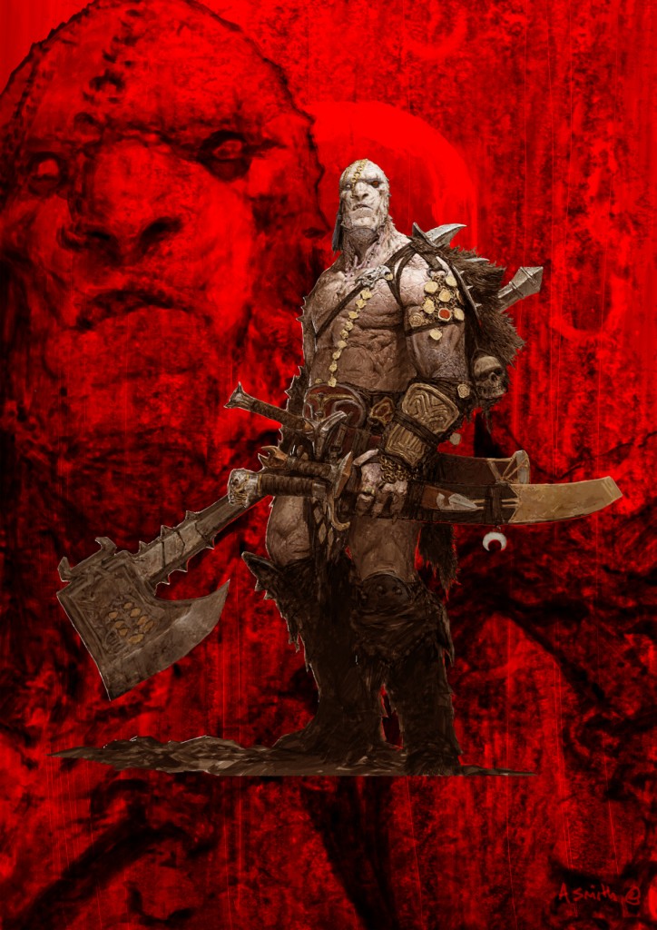 Cul'nar: character art from Adrian's book Chronicles of Hate, published by Image Comics.