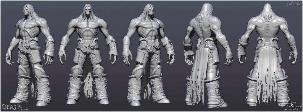 Death: Darksiders fan art.