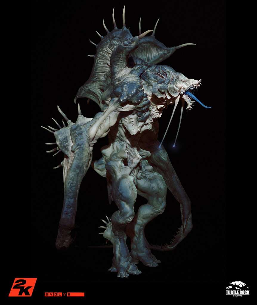 The Kraken: an early concept for Turtle Rock Studios' videogame Evolve.