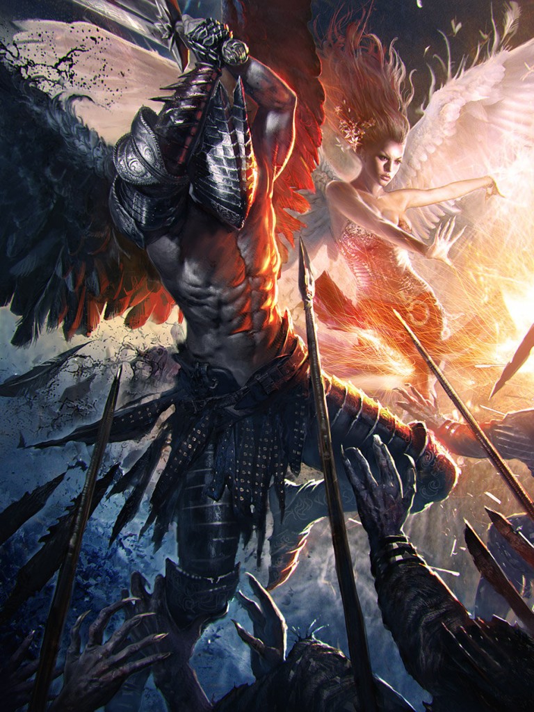 An illustration for Applibot's mobile card game Legend of the Cryptids.