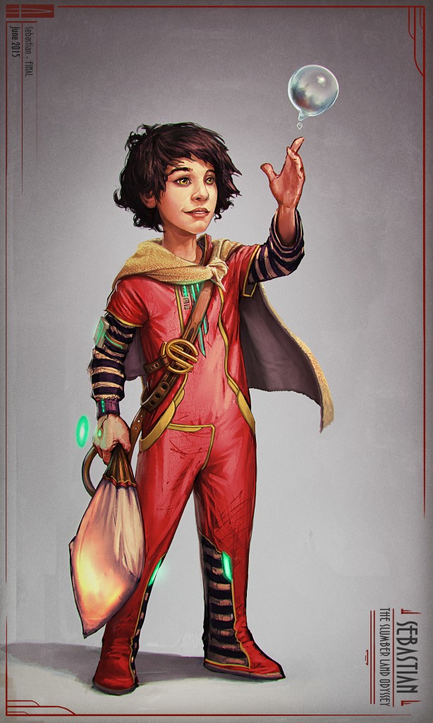 Concept art from Sebastian: The Slumberland Odyssey, created by Anthony Sixto.