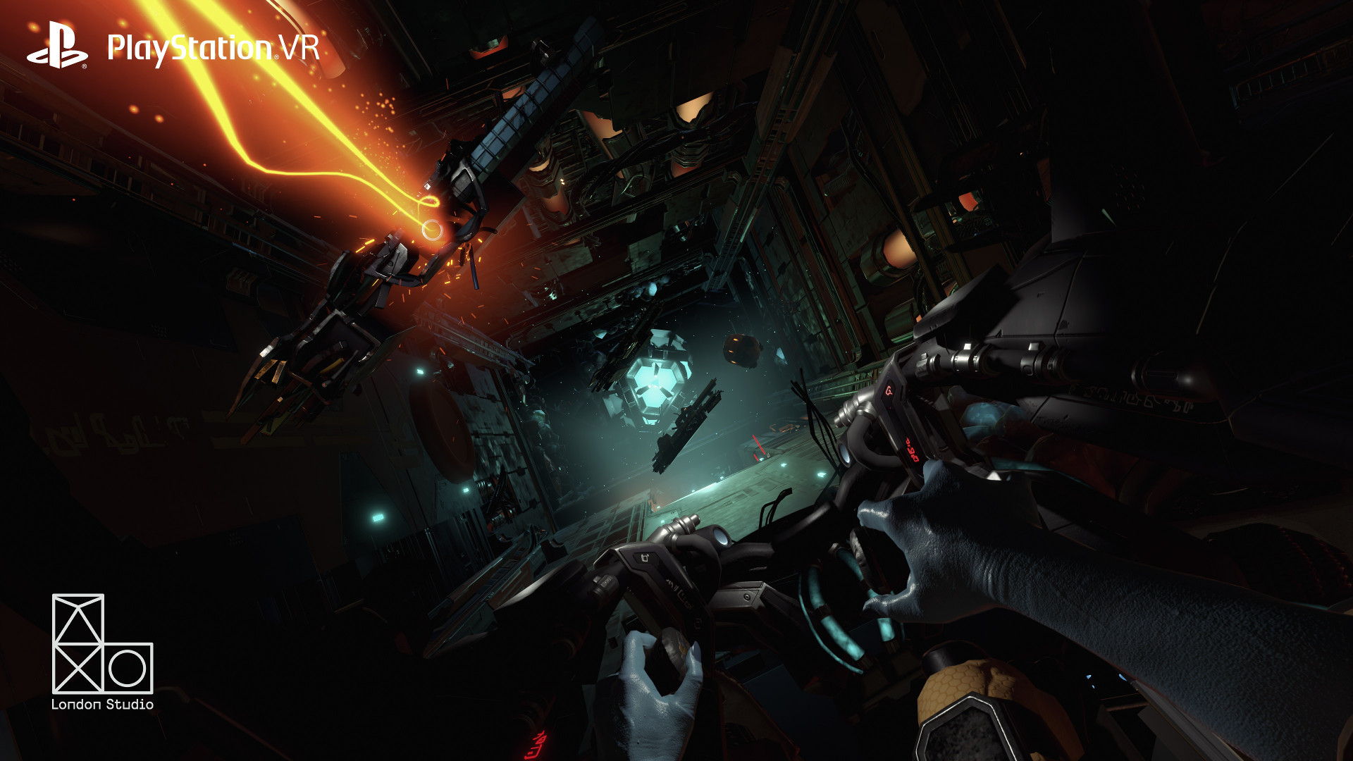 The Scavenger's Odyssey section of PlayStation VR Worlds places the player in the role of an alien treasure hunter.