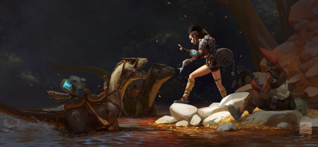 2nd Place 2D Character Art: Kan Liu
