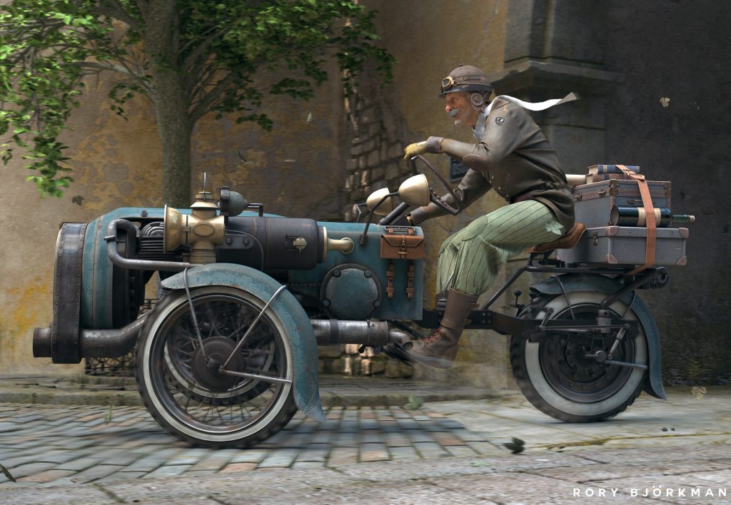 2nd Place 3D Transport Art: Rory Björkman