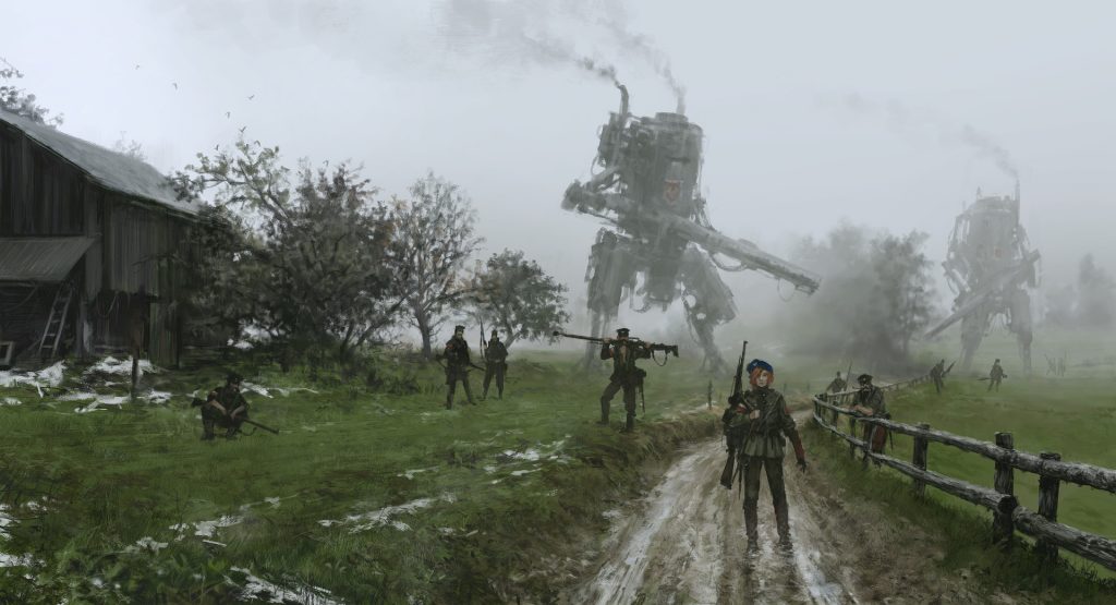Art from upcoming Iron Harvest game