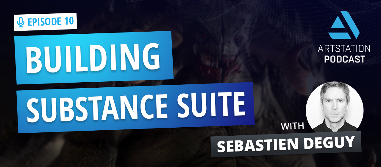 Title photo reading "BUILDING SUBSTANCE SUITE" with a picture of Sebastien Deguy