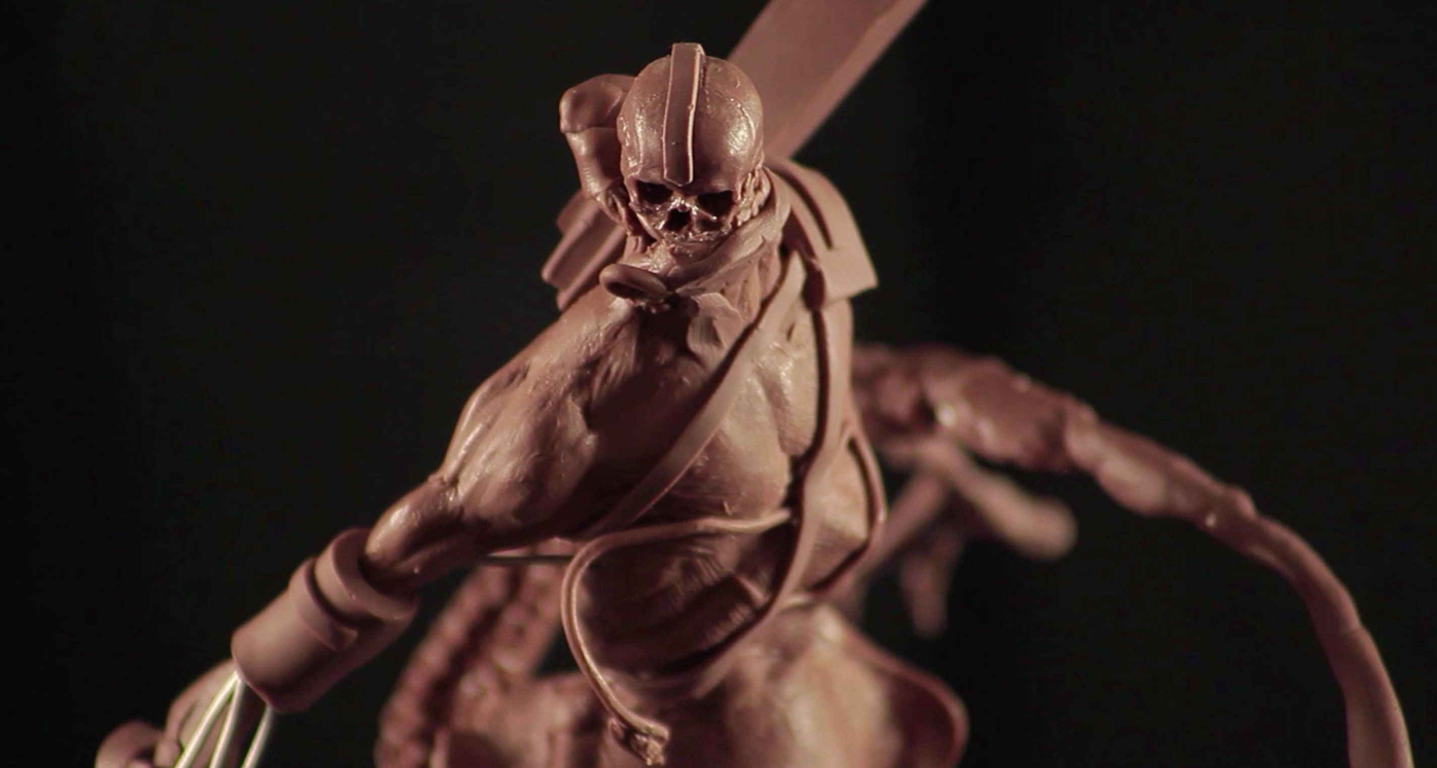 An image of an alien type clay monster