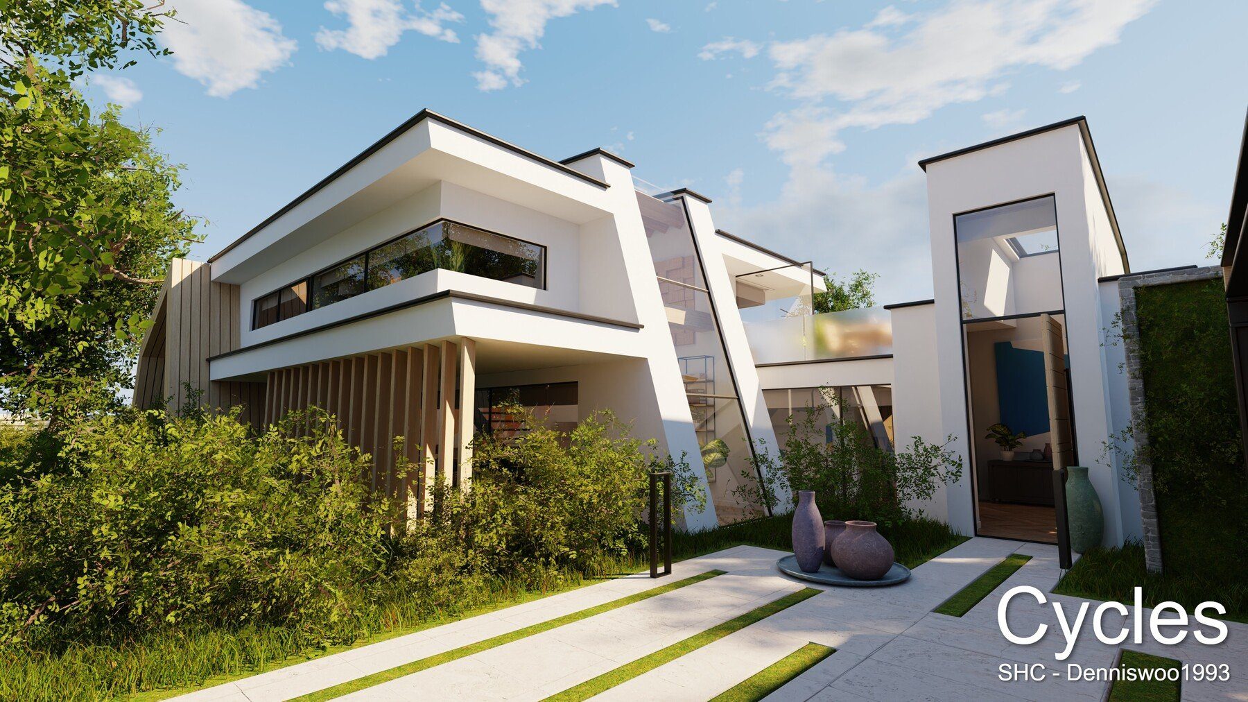 Modern building exterior
