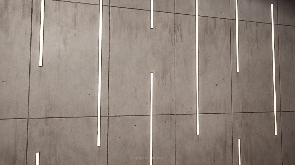 Shot of the concrete material