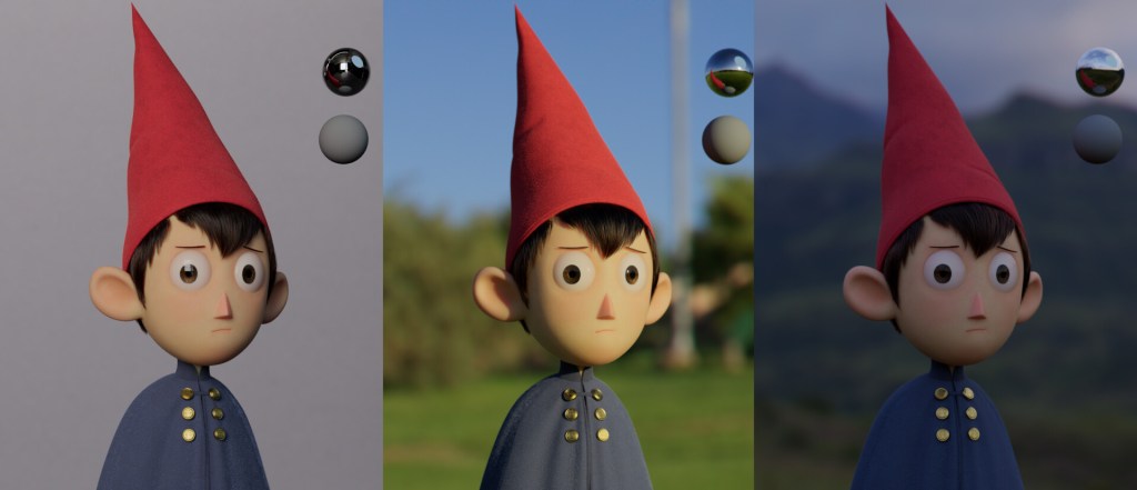 3D lighting development for a fan art project