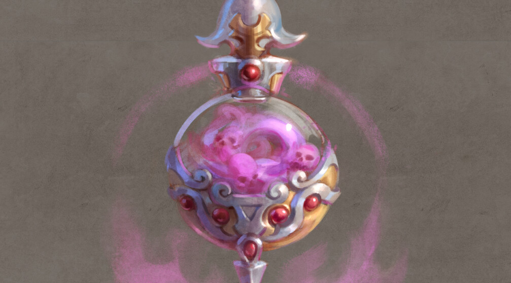Digital fantasy prop illustration