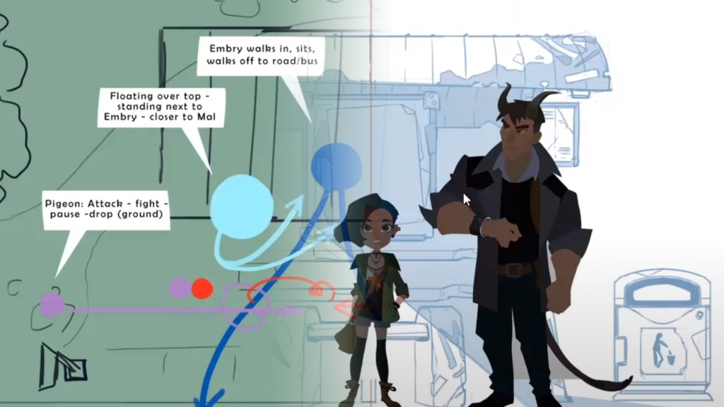 Image of Jenny Harder's film in progress