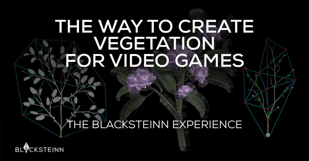 Title image with foliage as a backdrop