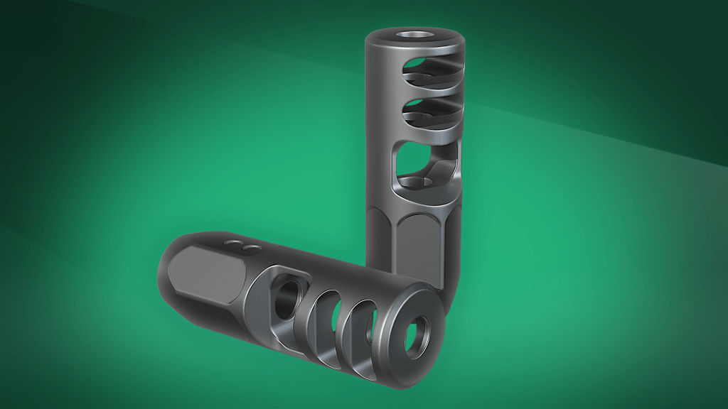 Sculpt of gun parts in Blender